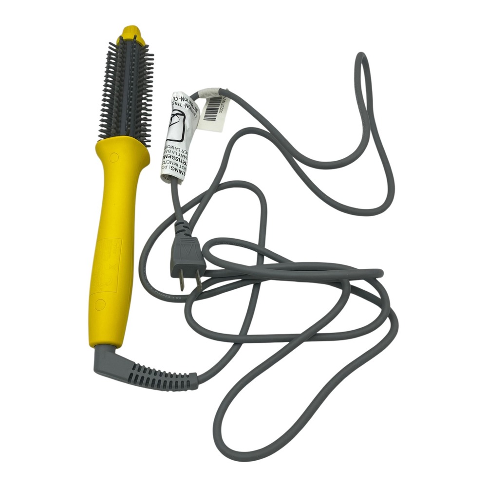 Drybar The Curl Party Heated Curling Round Brush 1 Inch Barrel Yellow 450F